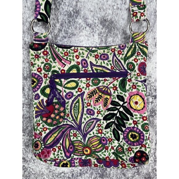 Vera Bradley Retired Pattern Viva La Vera Hipster Bag Purse Womens Crossbody - Picture 7 of 16